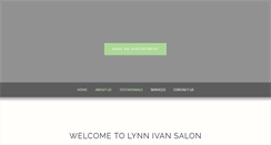 Desktop Screenshot of lynnivansalon.com