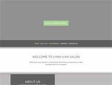 Tablet Screenshot of lynnivansalon.com